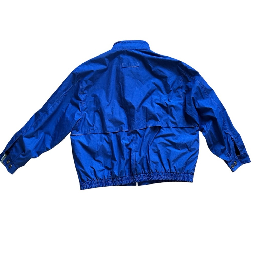 London Fog Windbreaker Jacket Men XL Blue Collared Full Zip Long Sleeve Casual - Picture 10 of 16